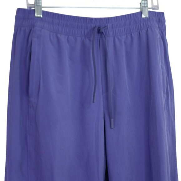 Athleta Women’s Purple Pants Hidden Zip Drawstring Elastic Waistband Size 12 - Picture 4 of 7